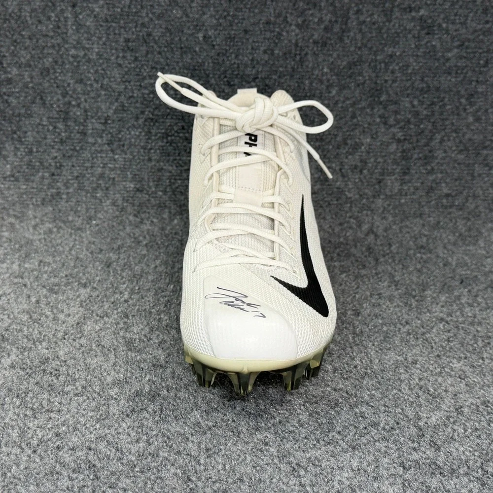 Nike Josh Allen Signed‎ Alpha Menace Pro Mid Football Cleat Men's 12 White